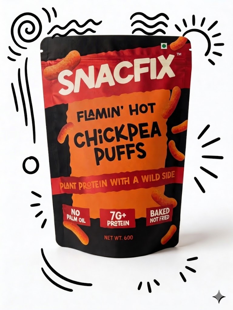 Flamin Hot Chickpea Puffs