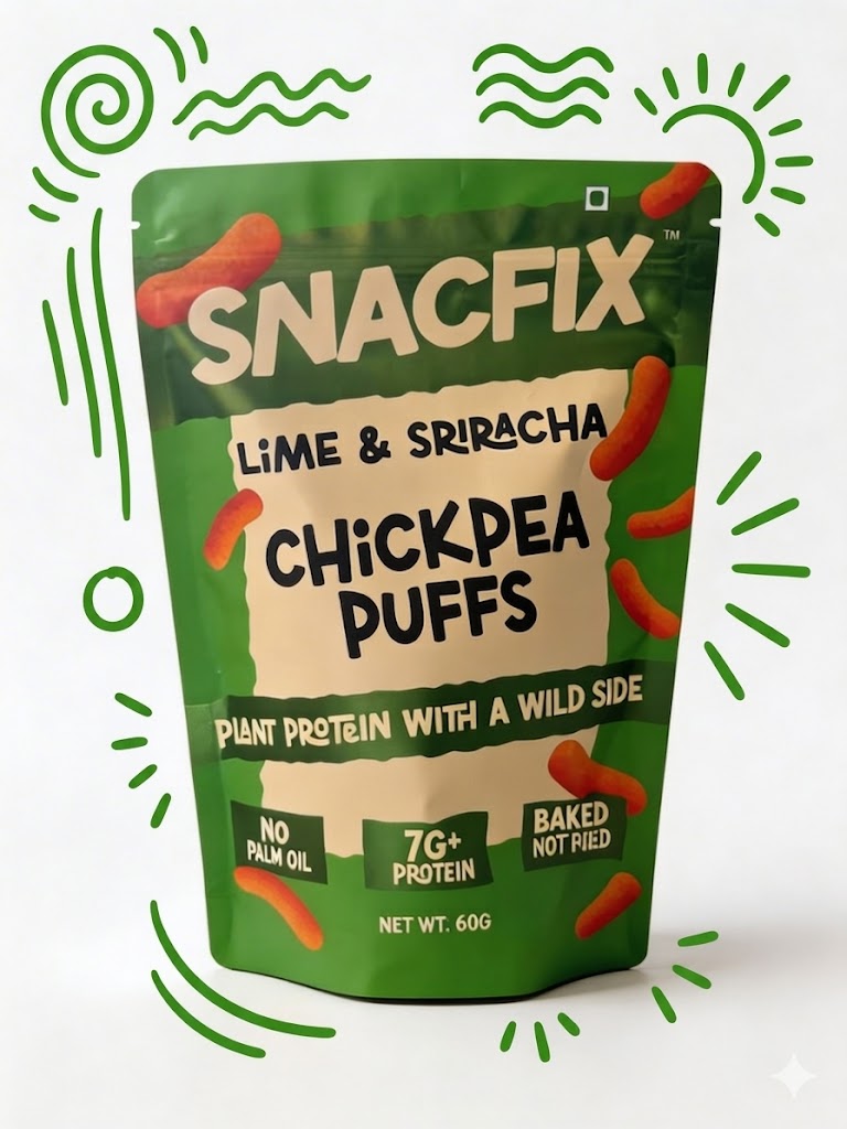 Lime & Sriracha Chickpea Puffs